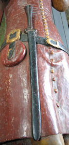 Much Marcle St Bartholomew Walter de Helyon 1350 dagger